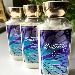 Bath & Body Works Butterfly Body Lotion - Purple and Gold